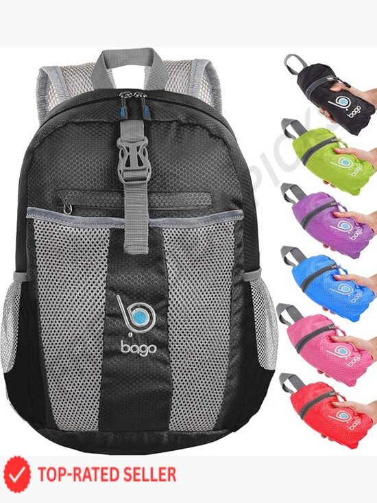 Ultralight Daypack - Foldable Travel Backpack for Hiking Camping Outdoor Sports main image 6